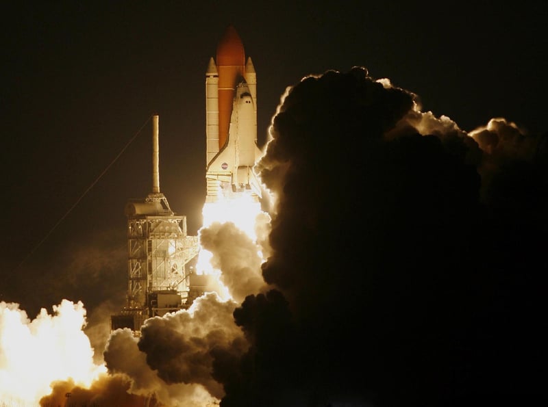 Space Shuttle Lift Off